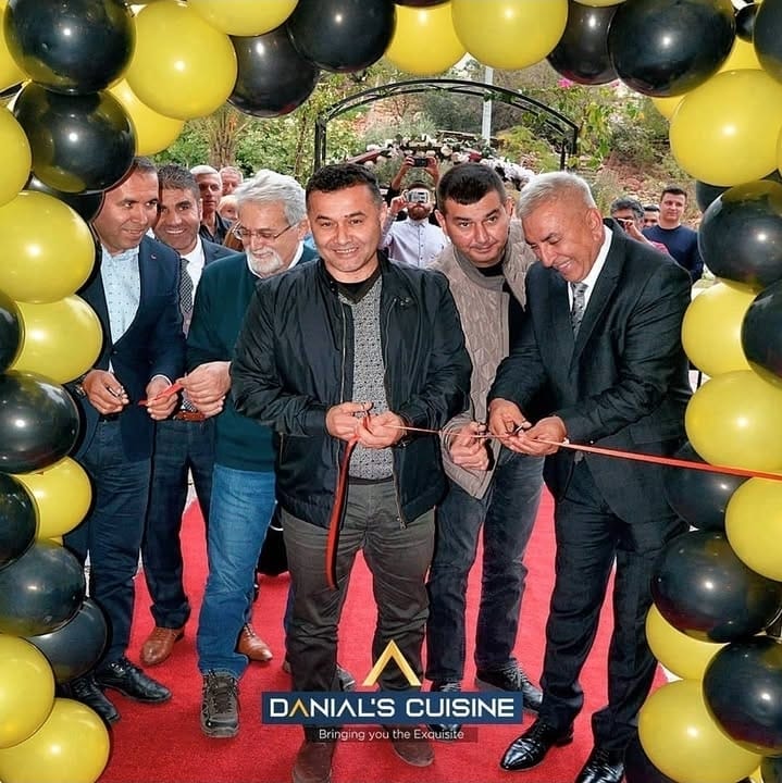 Founder & chef Danial at Danial’s Cuisine, Kestel–Alanya (studio portrait)