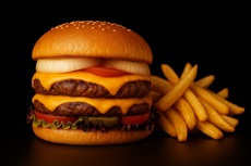 double cheese burger