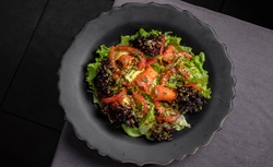 philadelphia with salmon salad