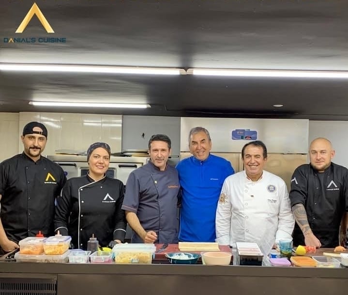 Founder & chef Danial at Danial’s Cuisine, Kestel–Alanya (studio portrait)